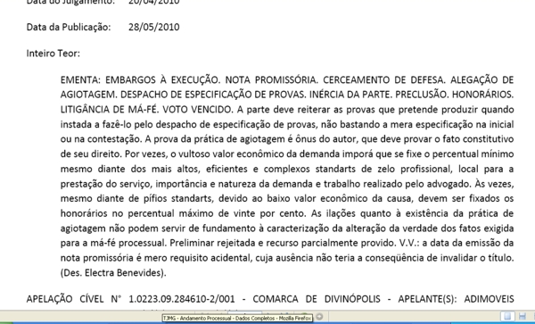 Caso do escândalo financeiro da Adimóveis: Desembargador do TJMG nega alegação de agiotagem em embargos da Adimóveis contra processos de credores